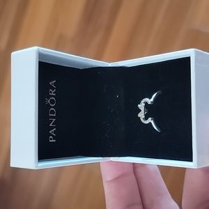 Pandora Disney Minnie Mouse sterling silver ring size 8